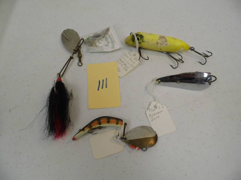 Assorted Fishing Lures and Tackle