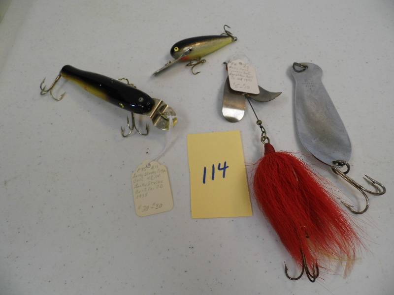 Assorted Fishing Lures and Tackle