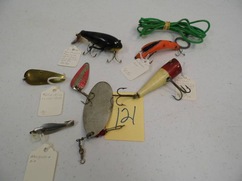 Assorted Fishing Lures and Tackle