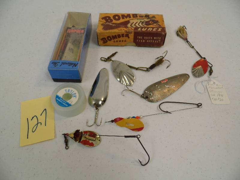 Assorted Fishing Lures and Tackle