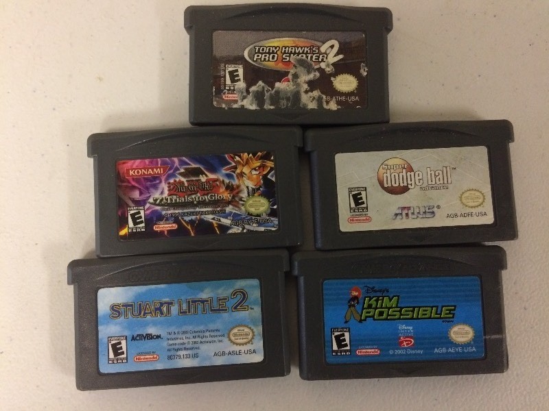 lot 17 image: 5 GAMEBOY ADVANCE GAMES