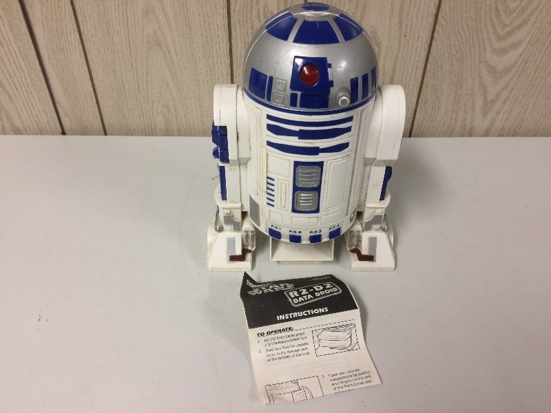 lot 41 image: VINTAGE STAR WARS R2-D2 DATA DROID