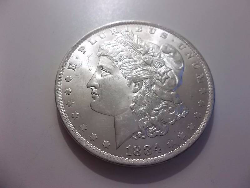 1884 O Morgan Silver Dollar Higher Grade MS