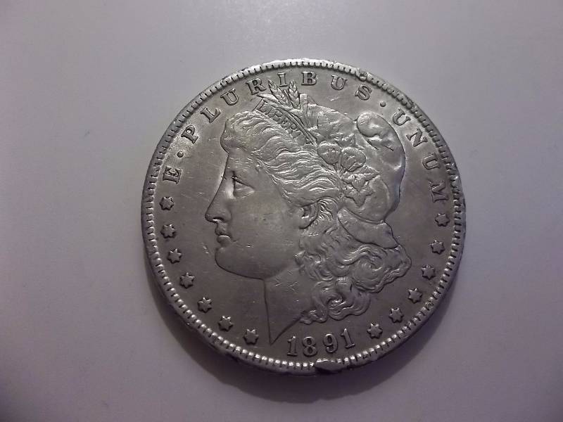 1891 S Morgan Silver Dollar High Grade