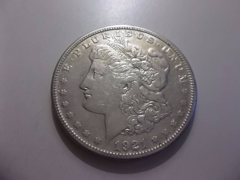 1921 S  Morgan Silver Dollar  Higher Grade