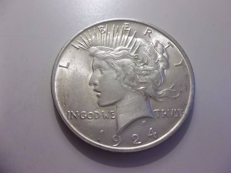 1924 Peace Silver Dollar Very High Grade MS