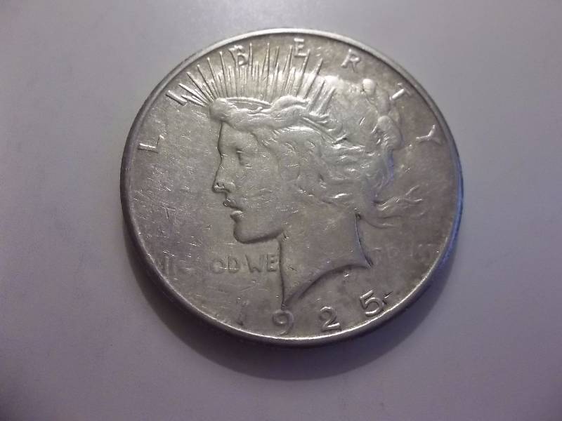 1925 Silver Peace Dollar Higher Grade