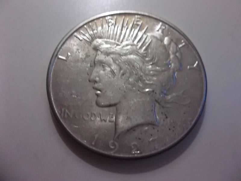 1927 D Silver Peace Dollar High Grade