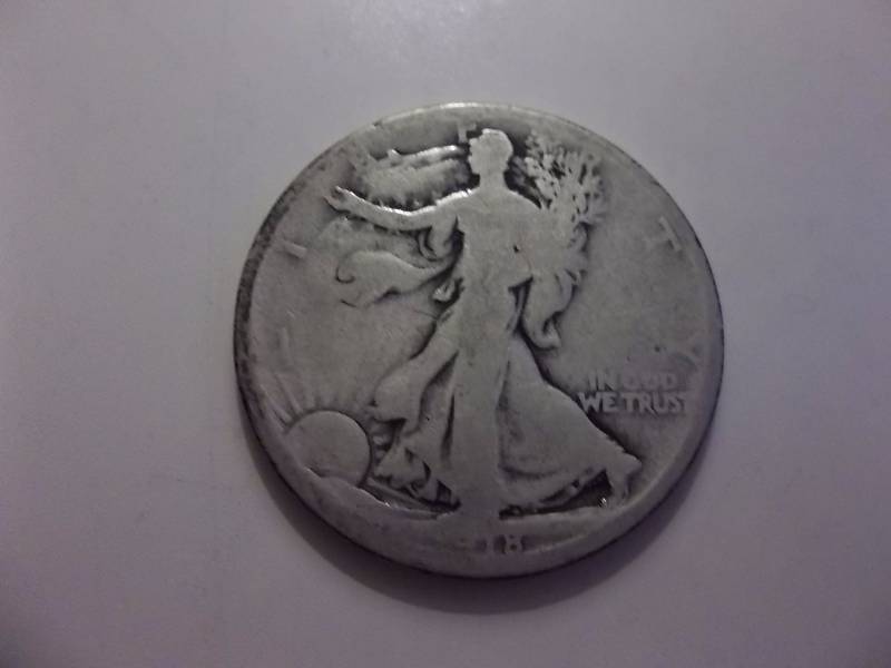 1918 D  Walker Half Dollar