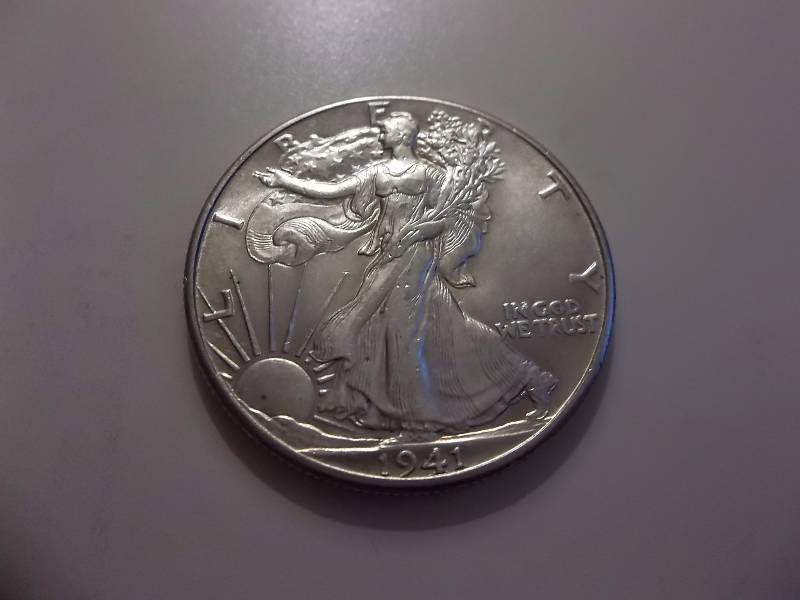 1941 Walker Half Dollar Very High Grade MS