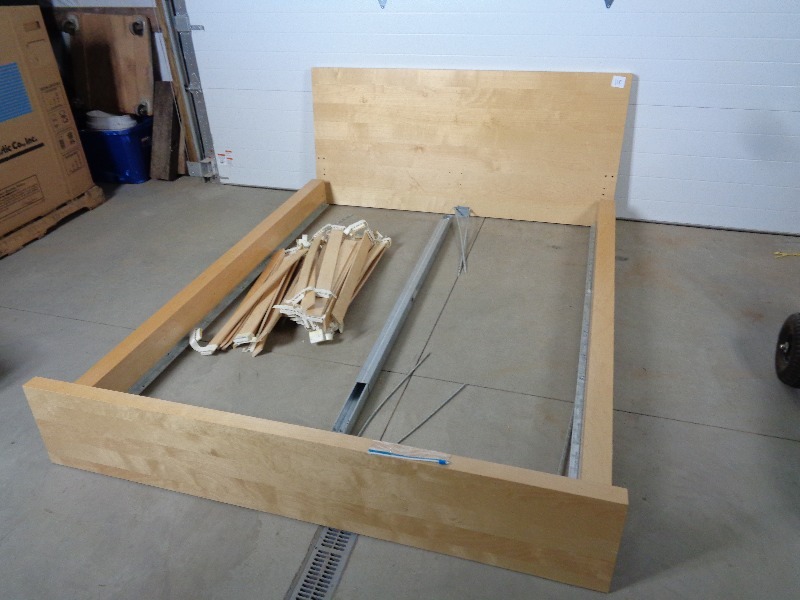 lot 118 image: Queen Size Ikea Bed