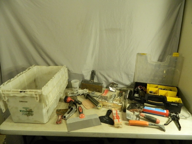lot 59 image: Drywall Tools, Fasteners, and More