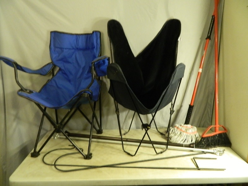 lot 63 image: Sheppards Hooks, Curtain Rod, and More
