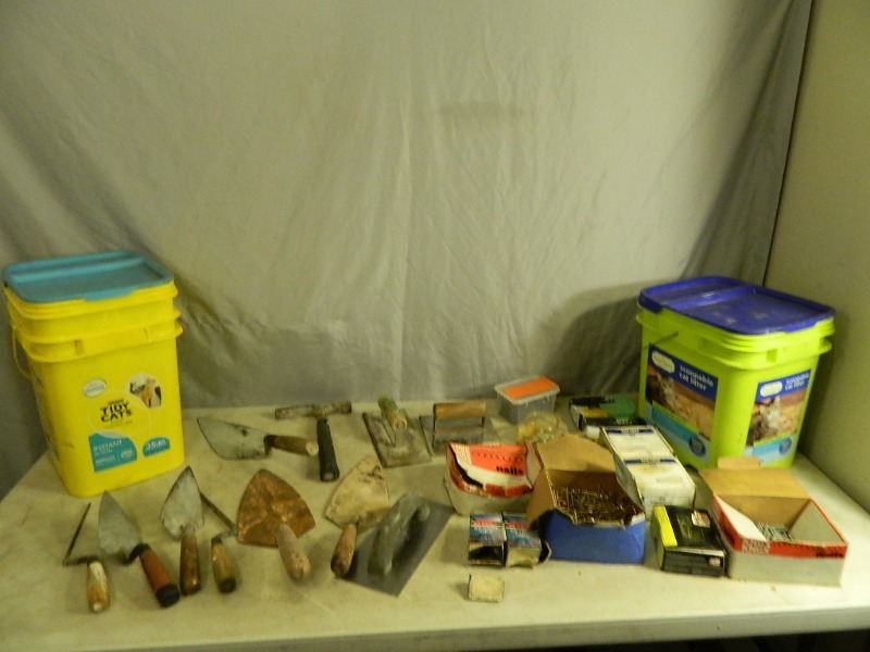 lot 69 image: Masonry Tools, Hardware, and More
