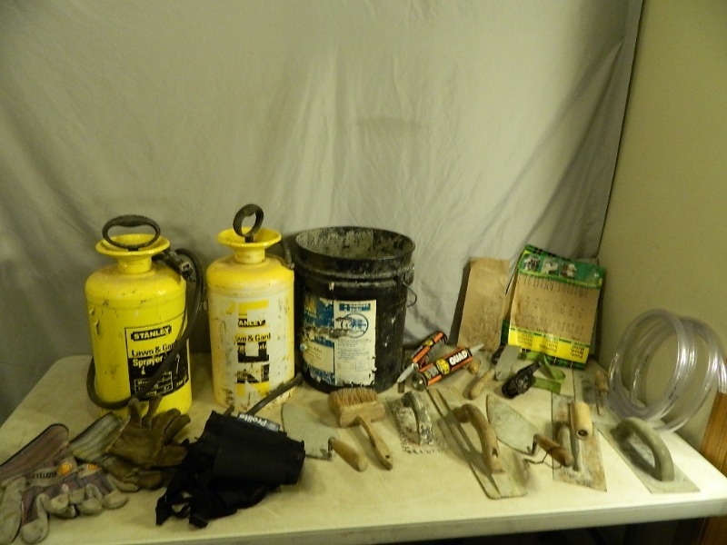 lot 79 image: Masonry Tools, Sprayers, and More