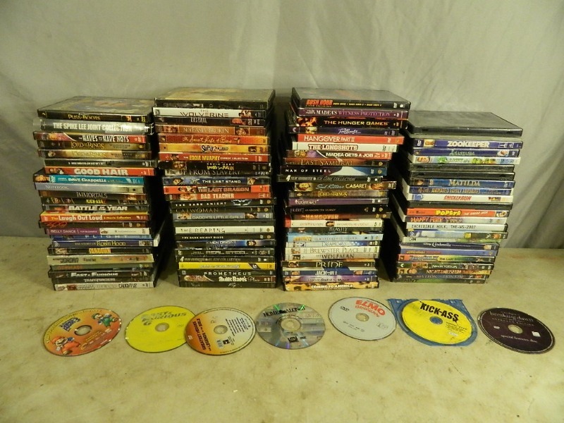 lot 137 image: Over 100 Dvds