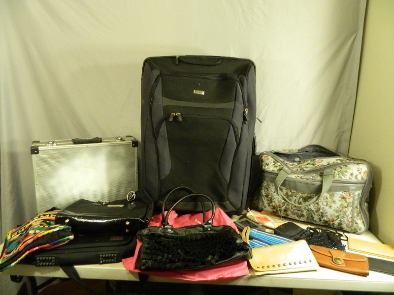 lot 157 image: Metal Case, Luggage, Purses, and More