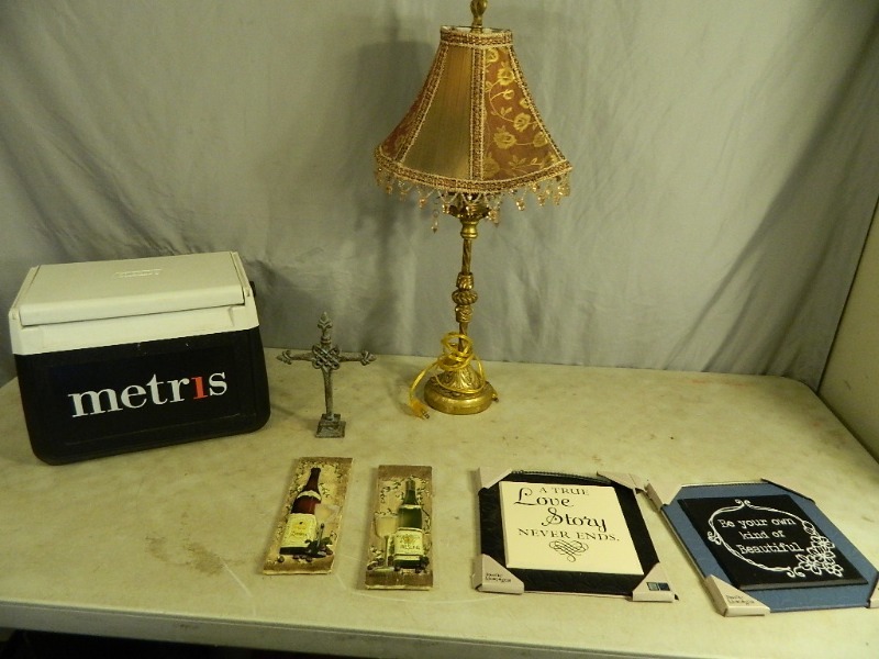 lot 188 image: Cooler, Lamp, and More