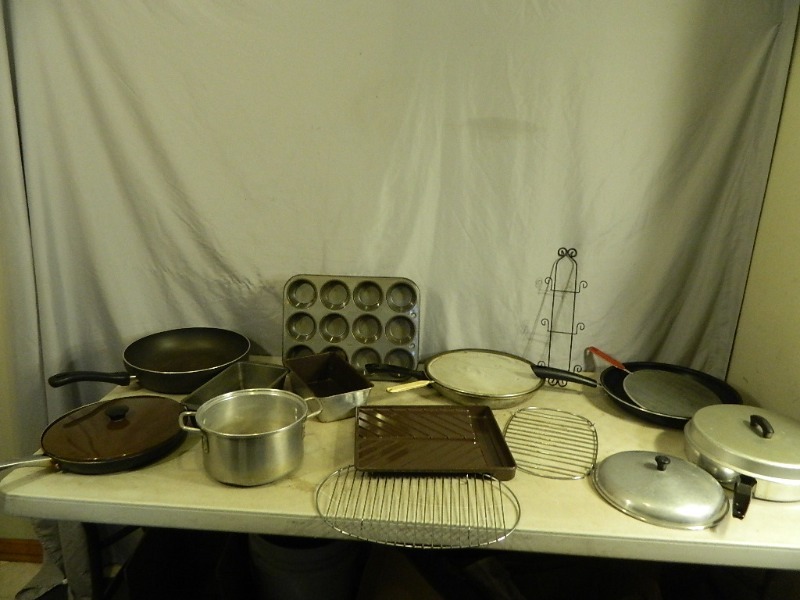 lot 208 image: Pots, Pans, and More