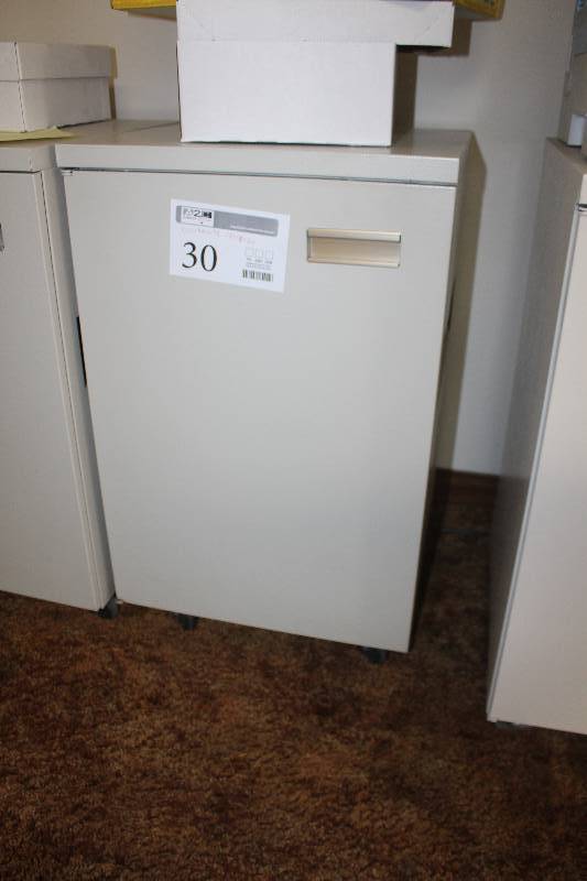 lot 30 image: 1-Door 2-Shelf Cabinet
