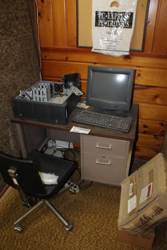 lot 69 image: Desk, Chair