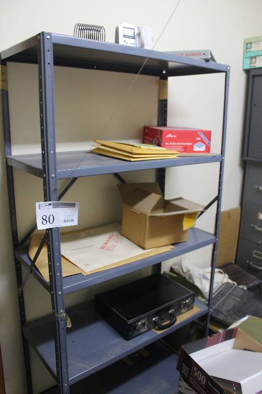lot 80 image: 5-Shelf Storage Rack