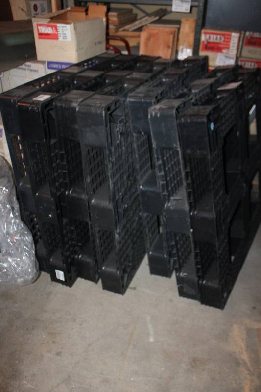 lot 279 image: Lot of (Approximately 7) Plastic Pallets