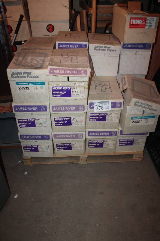 lot 278 image: Pallet Lot of Word Pro Premium Dual Purpose Paper