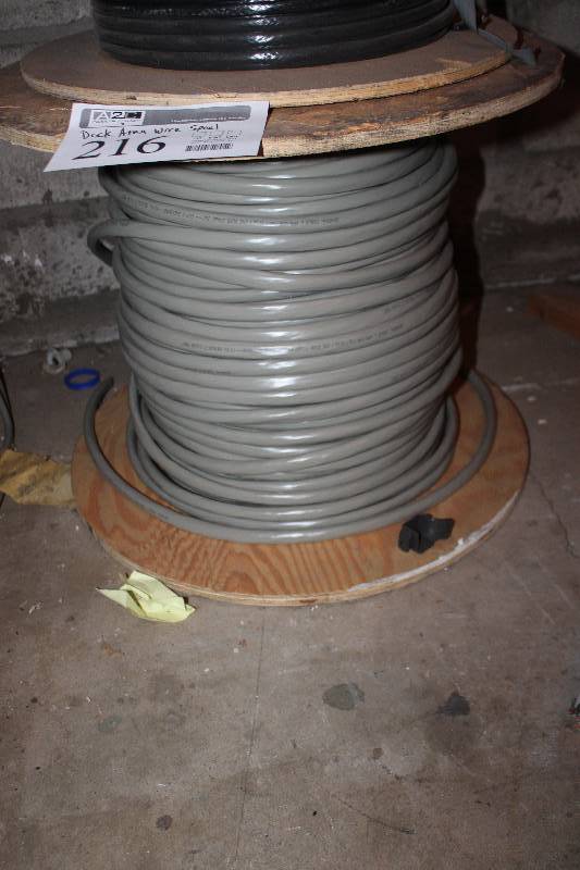 lot 216 image: Partial Wire Spool