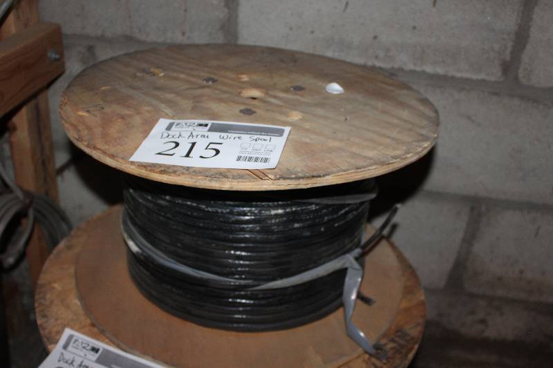 lot 215 image: Partial Wire Spool