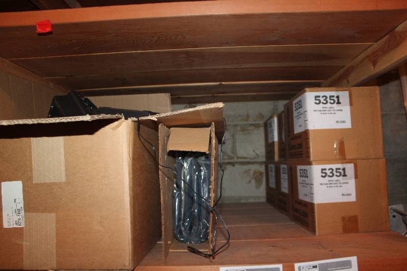 lot 210 image: Shelf Lot of Copier Labels, Telecom Equipment