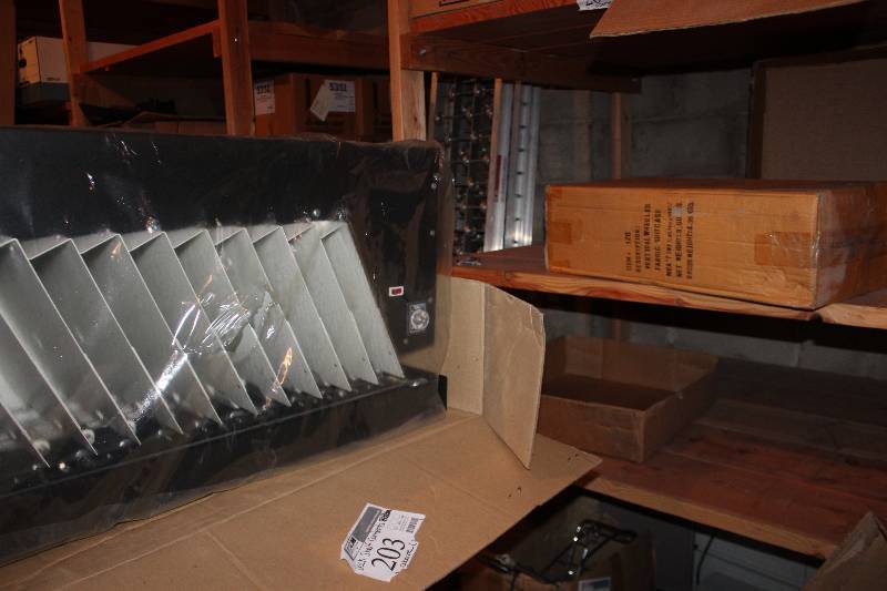 lot 203 image: Shelf Lot of Collator w Instruction Manual