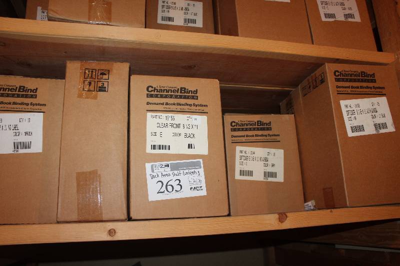 lot 263 image: Shelf Lot of Channel Demand Book Binding Covers