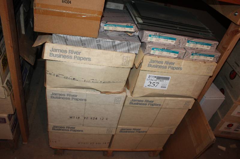 lot 257 image: Shelf Lot of (24) Cases of Word Pro Premium Dual Purpose Paper