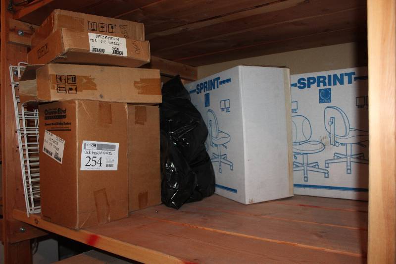 lot 254 image: Shelf Lot of Sprint Chairs, Channel Demand Book Binding Covers