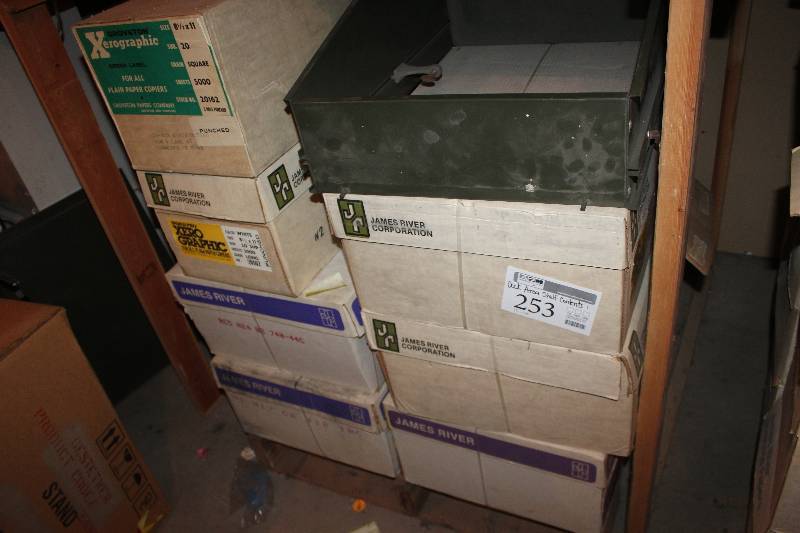 lot 253 image: Shelf Lot of (18) Cases of Word Pro Xerographic Paper