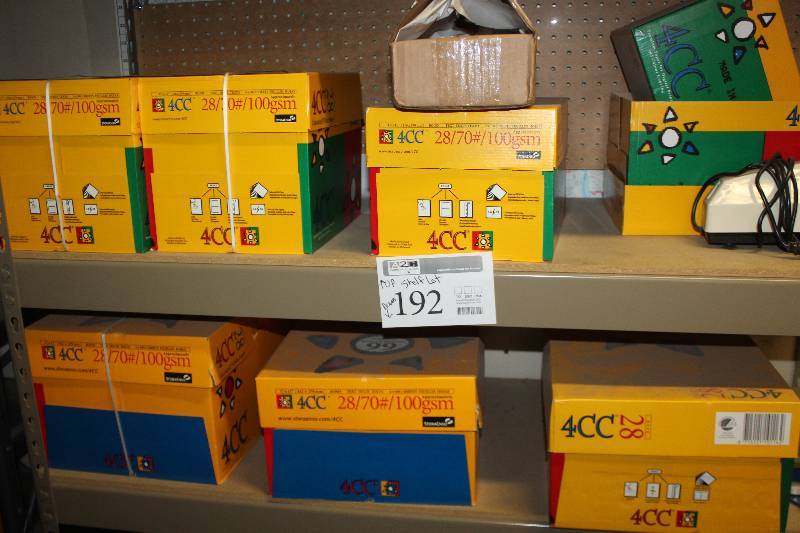 lot 192 image: Shelf Lot of Paper Products