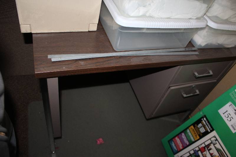 lot 144 image: Desk, Table, Whiteboard, Corkboard