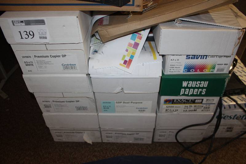 lot 139 image: Gestetner Premium Copier Dual Purpose Paper