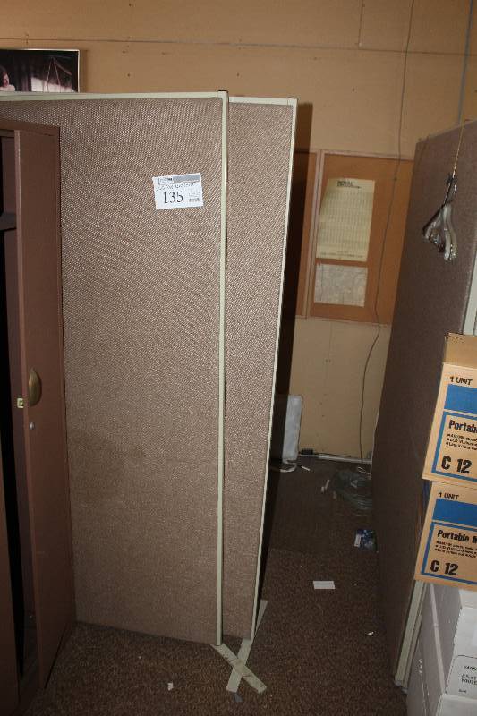lot 135 image: Lot of (14) Wall Partitions