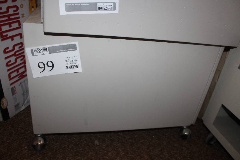 lot 99 image: Rolling Shredder Cabinet