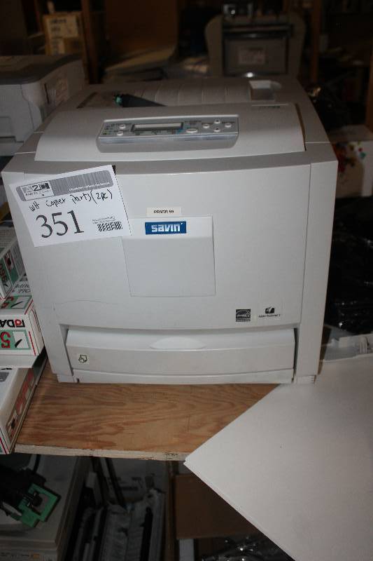 lot 351 image: Lot of (2) Savin, Gestetner Copier Parts