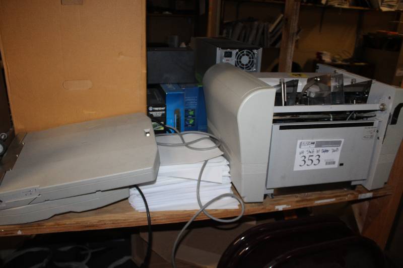 lot 353 image: Shelf Lot of Copier Parts