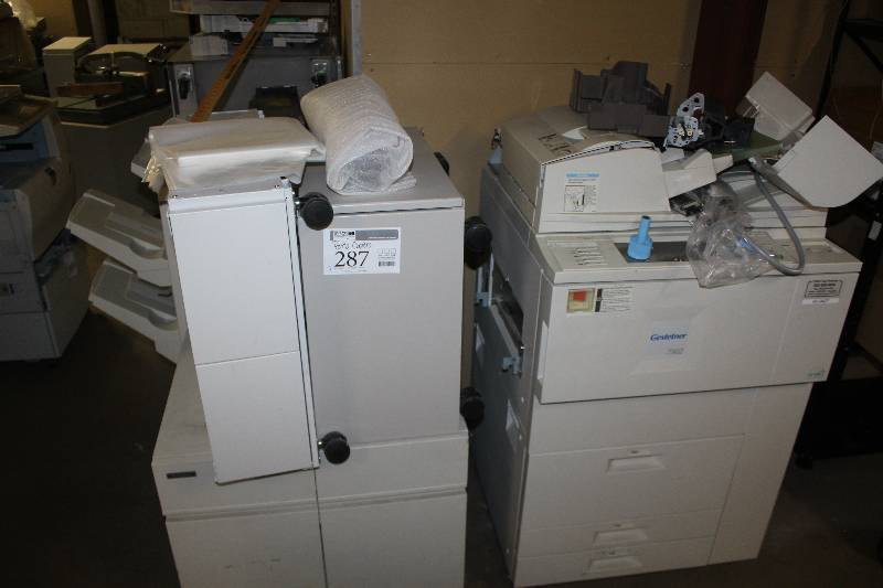 lot 287 image: Gestetner, Ricoh Copier Parts