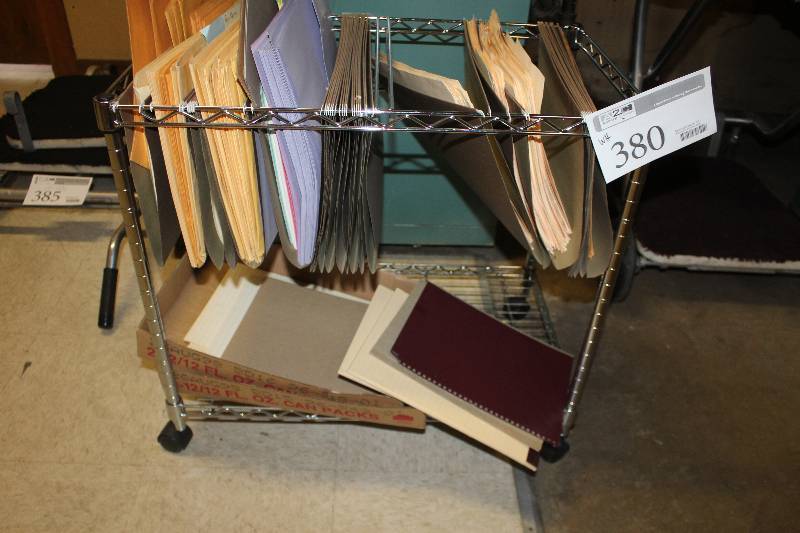 lot 380 image: Rolling File Folder