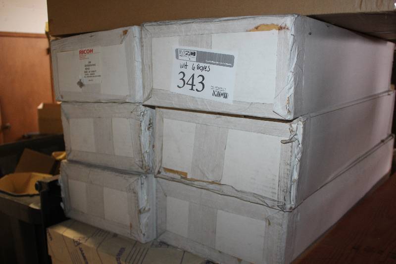 lot 343 image: Lot of (6) Boxes of Ricoh 20# Xerographic Bond Paper