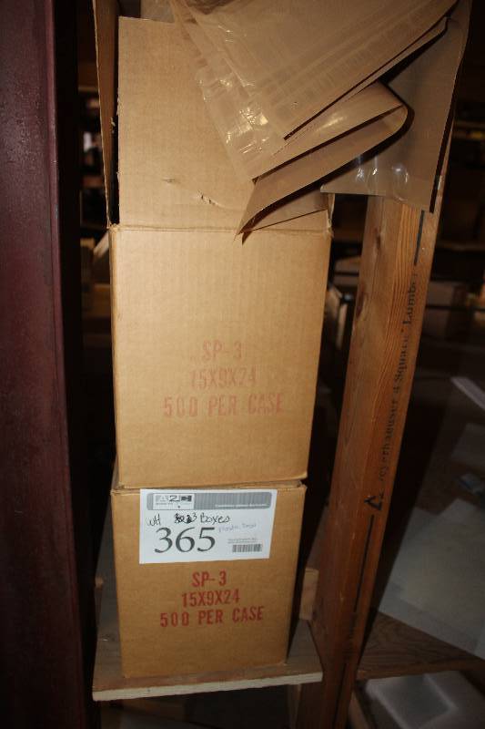 lot 365 image: Lot of (3) Boxes of Plastic Bags
