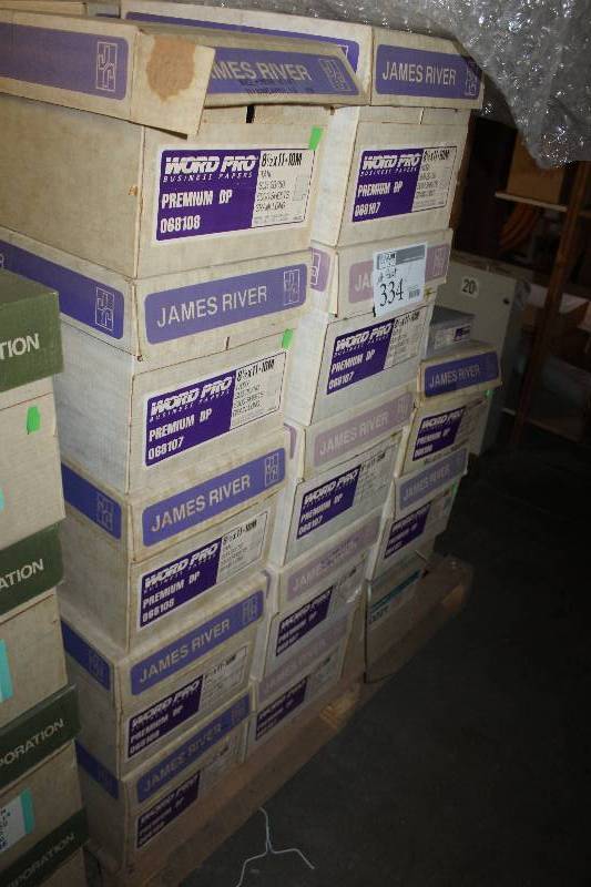 lot 334 image: Pallet Lot of (31) Cases of Word Pro Premium Dual Purpose Paper