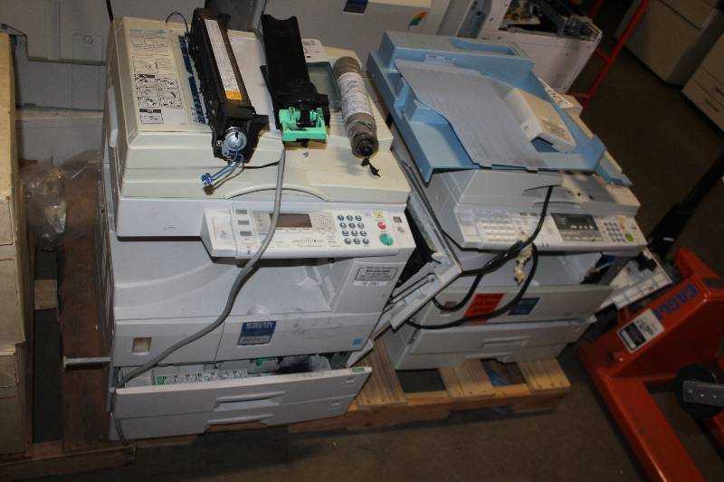 lot 320 image: Lot of (2) Savin, Ricoh Copiers For Parts