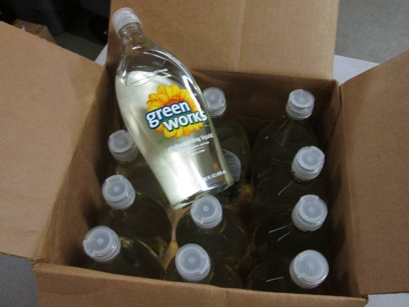 Case of 12 Green Works Dishwashing...